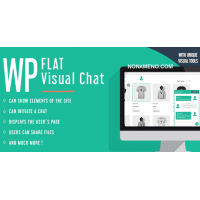 WP Flat Visual Chat плагин чат Wordpress
