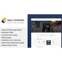 Max Coupons адаптивный шаблон Wordpress для сайта купонов
