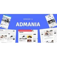 Admania новостной шаблон Wordpress