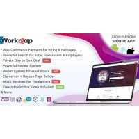 Workreap адаптивный шаблон биржи фрилансеров Wordpress