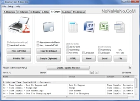 Directory List Print Pro