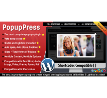 PopupPress 2.1.8 всплывающие окна wordpress