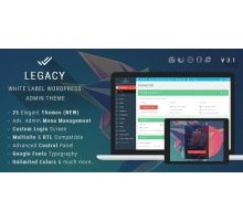 Legacy 3.1 тема админки для wordpress