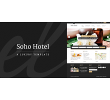 Soho Hotel 1.9.7 Responsive Hotel Booking шаблон