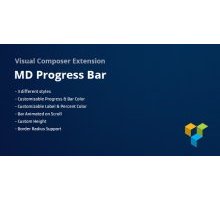 MD Progress Bars for Visual Composer плагин прогресс бар