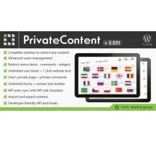 PrivateContent 5.051 Content Plugin плагин wordpress