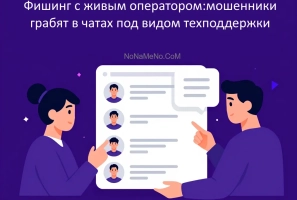 Фишинг с живым оператором: мошенники грабят в чатах под видом техподдержки